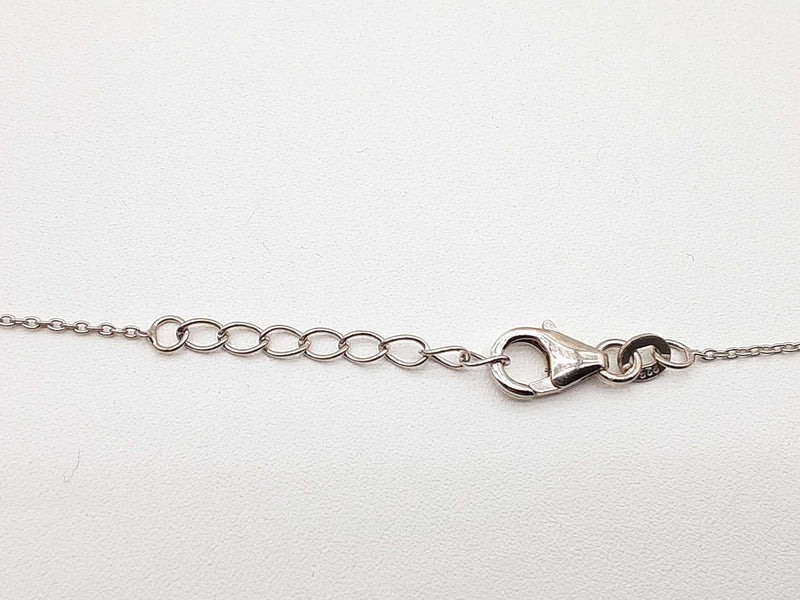 1.20 Cttw Lab Grown Diamonds 0.925 Silver 5.4g Circle Necklace 19 In Do0325llxde