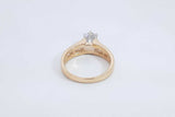 0.64cttw Diamond 14k Yellow Gold Ring 5.1 Grams Size 6.5 Eb0626rxzdu