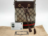 Gucci Ophidia Mini Bucket Bag Brown Aa0525rzxsa