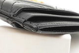 Gucci Gg Marmont Chevron Quilted Black Leather Card Case Wallet Eb0826lxzdu