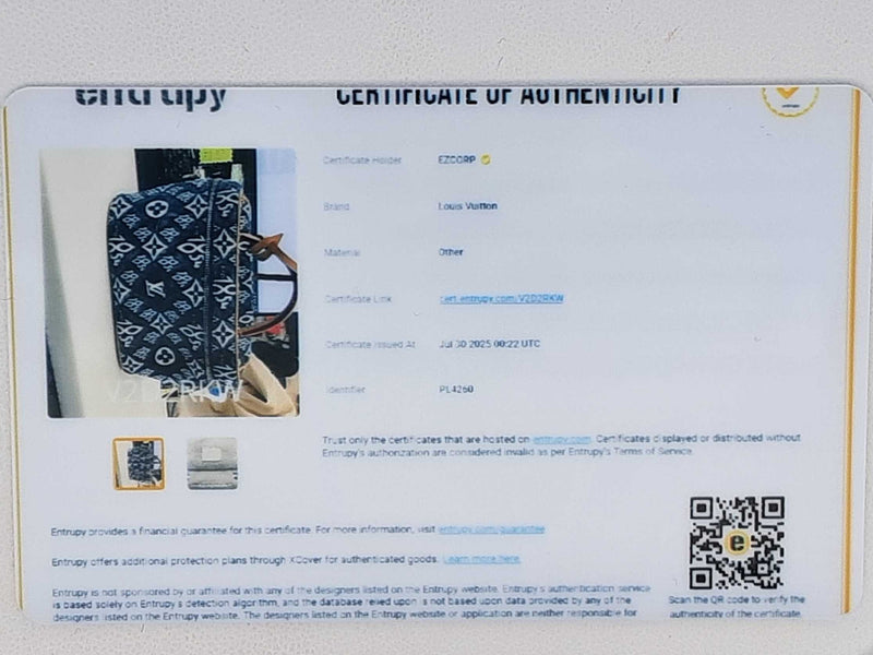 Louis Vuitton Since 1854 Vanity Pm In Blue Jacquard Fw1125loxzdu