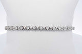 1.7cttw 14k White Gold Diamond Tennis Bracelet 12.2 Grams 7 Inch Eb0626lexzdu