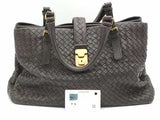 Bottega Veneta Nappa Intrecciato Medium Roma Tote Brown Aa1026izxsa