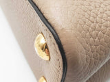 Louis Vuitton Capucines Galet Beige Leather Crossbody Bag Do1224lexzde