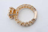 3.96cttw Diamond Ring In 14k Yellow Gold 8.2 Grams Size 7.5 Eb0626oxxzdu