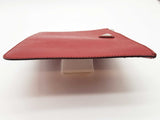 Prada Red Saffiano Zipper Pouch Do0926oxzde