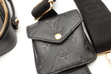 Louis Vuitton Calfskin Monogram Embossed Utility Crossbody Eb0826lxxzsa