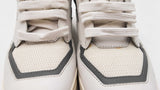Prada White Leather & Mesh Sneakers Size 39 Eb1225lrxdu