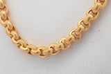 23k Yellow Gold Rolo Chain Necklace 30.3 Grams 20 Inch Eb0726wrxzsa