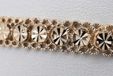 14k Yellow Gold Filigree Bracelet 10.9 Grams 7 Inch Eb726rcrsa