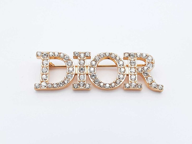 Christian Dior Dio(r)evolution Gold-tone & Crystal Brooch Fw1025exdu