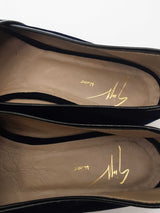 Giuseppe Zanotti Navy Blue Velvet Espadrilles Size 45 Eb0925loxde