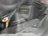 Chanel Cc Chocolate Bar Black Quilted Leather Shoulder Flap Bag Do0226crxde