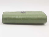 Tory Burch Flap Wallet On Chain Green Aa0726crsa