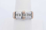 0.21cttw Diamond Ring In 14k White Gold 7.4 Grams Size 7.25 Eb0326pcxdu