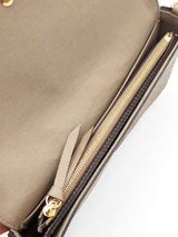 Louis Vuitton Félicie Pochette In Turtledove Beige Monogram Empreinte Leather Fw0726ixzdu
