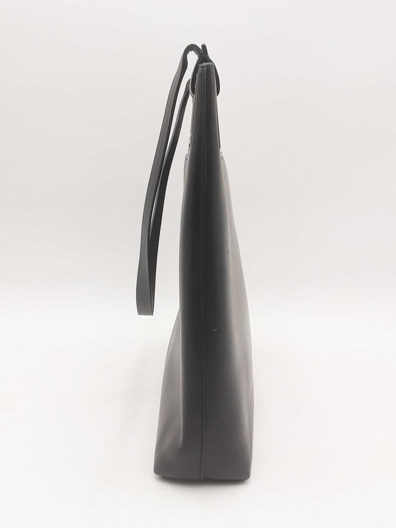 Gucci Vintage Black Leather Shoulder Bag Sd0625rzsa