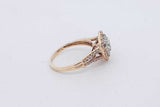 0.33cttw Diamond 10k Yellow Gold Ring 3.4 Grams Size 7 Eb0526lexsa