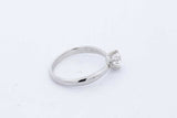 0.54ctw Diamond Solitaire Ring In Platinum 3.2 Grams Size 6 Eb0126prxde