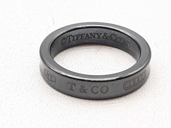 Tiffany & Co. 1837 Titanium Ring Size 5 Do0125lxzde