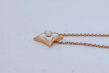 Louis Vuitton 18k Gold Blossom Star Mother Of Pearl Pendant Necklace Eb0426exzde