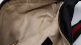 Gucci Large Logo Belt Bag In Black Grained Leather Fw1026wrzdu
