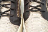 Giuseppe Zanotti Snakeskin Embossed Leather Sneakers Size 43 Eb0326exsa