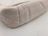 Chanel Lambskin Quilted Medium Chanel 19 Flap White Handbag Aa1125orxzsa