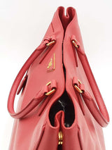 Prada Red Saffiano Leather Tote Bag Eb0526clrsa