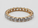1.61 Cttw Lab Grown Diamonds 14k Two Tone Gold 1.41g Ring Size 6 Do0726pxzde