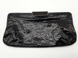 Marni Black Crinkled Patent Leather Large Clutch Do0526lxzde