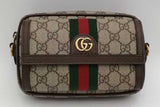 Gucci Gg Monogram Supreme Canvas Ophidia Mini Bag Eb1026lxxzsa