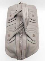 Givenchy Nightingale Gray Leather Duffle Bag Do0925oxzde