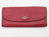 Coach Envelope Clutch Wallet Red Wallet Aa0726lzsa