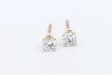 0.4cttw Diamond Stud Earrings In 14k Yellow Gold 0.7 Grams Eb0126pxzdu