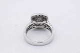 1.41cttw Diamond 14k White Gold Ring 8.2 Grams Size 7 Eb0626clxsa