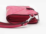 Michael Kors Fulton Phone Case Zip Around Pink Wallet Aa0726lrsa