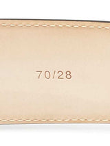 Versace 50mm Black Leather Belt & Gold-tone Virtus Buckle Fw0525crdu