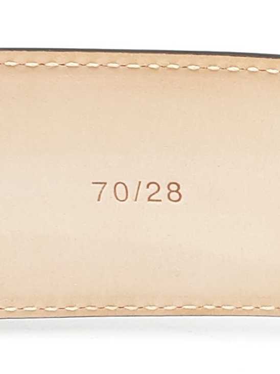 Versace 50mm Black Leather Belt & Gold-tone Virtus Buckle Fw0525crdu