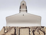 Gucci Dionysus Off White Calfskin Leather Snakeskin Trim Shoulder Bag Sd0726rzxde