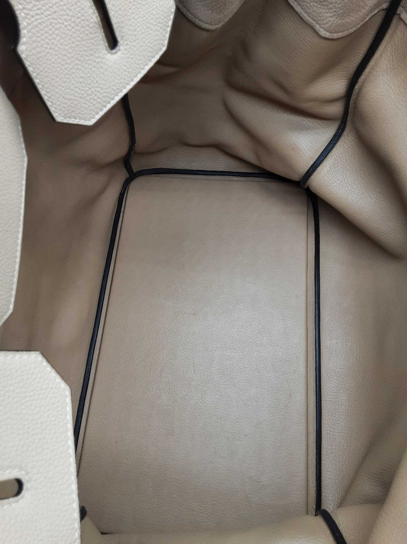 Hermes Birkin Hac 40 Trench Beige Togo Palladium Hardware Handbag Do0925llxzxde