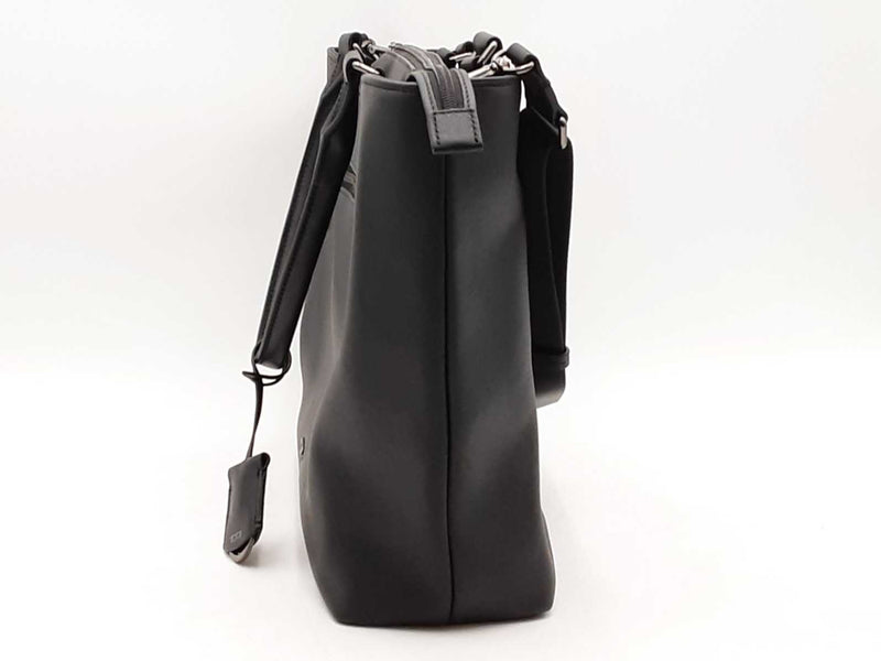 Tumi Voyageur Leather Zip Tote Black Aa0525ezsa
