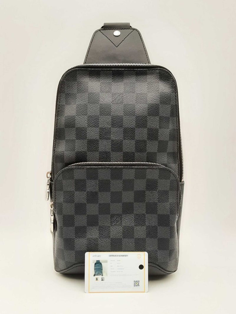 Louis Vuitton Avenue Sling Bag In Damier Graphite Canvas Fw0125crxsa