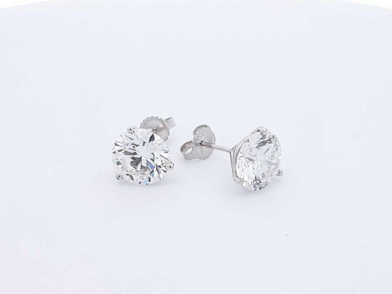 11.2 Cttw Lab Grown Diamond 14k White Gold Stud Earrings Fw1024wixzdu