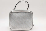 Gucci Blondie Metallic Silver Leather Top Handle Bag Eb1225llxzde