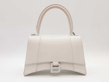 Balenciaga Hourglass Small White Top Handle Bag Sd0925rzxde