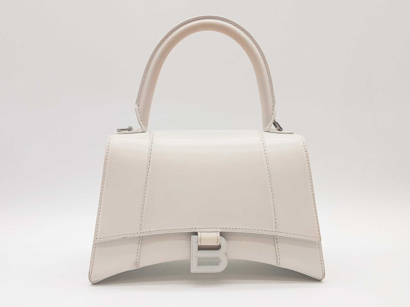 Balenciaga Hourglass Small White Top Handle Bag Sd0925rzxde