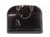 Louis Vuitton Alma Pm Handbag In Monogram-embossed Amarante Vernis Fw0426pxzdu