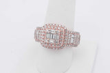 1.68cttw Diamond Ring In 14k Rose Gold 15.5 Grams Size 8.5 Eb0326llxzsa