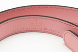 Gucci Thin Pink Leather Belt With Silver Tone Gg Buckle Size 75/30 Eb1225crde